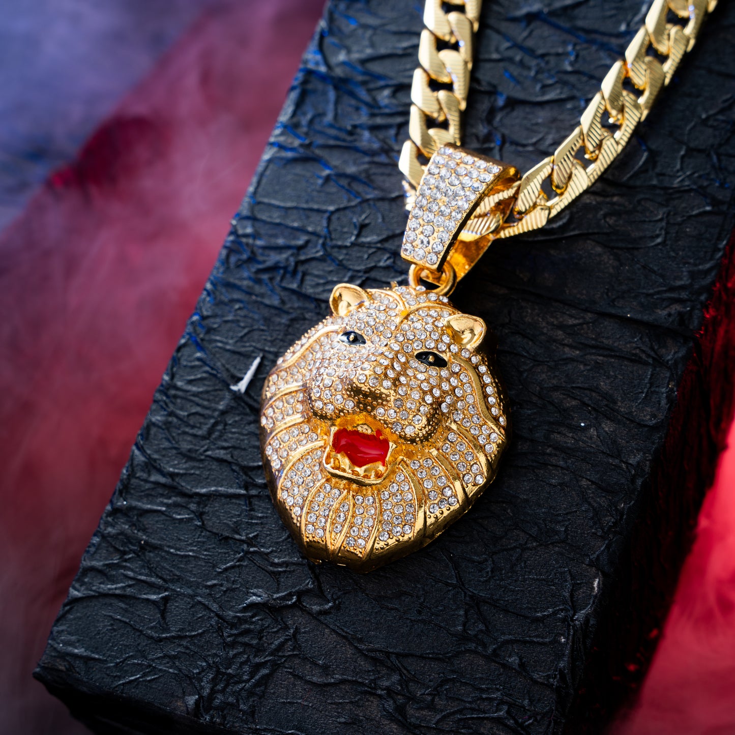 Lion King Gold chain With Diamond Pedant GPCP012