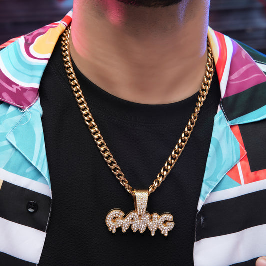 Gang Vang Gold chain With Diamond Pedant GPCP023