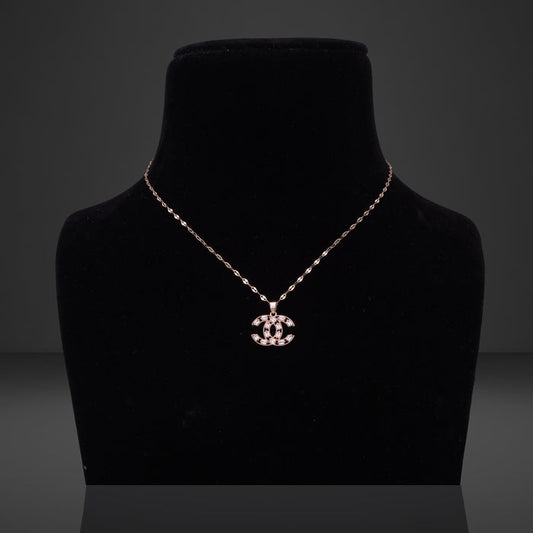 SPIDER DIAMOND ROSEGOLD NECKLACE