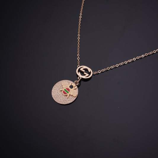 BUTTERFLY ROSEGOLD NECKLACE